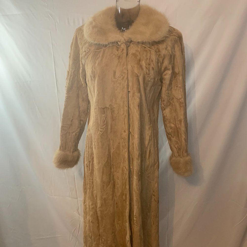 Vintage Sheered lamb with mink collar and cuffs